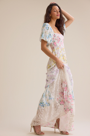 Harlie Floral Maxi Dress - Altar'd State - 