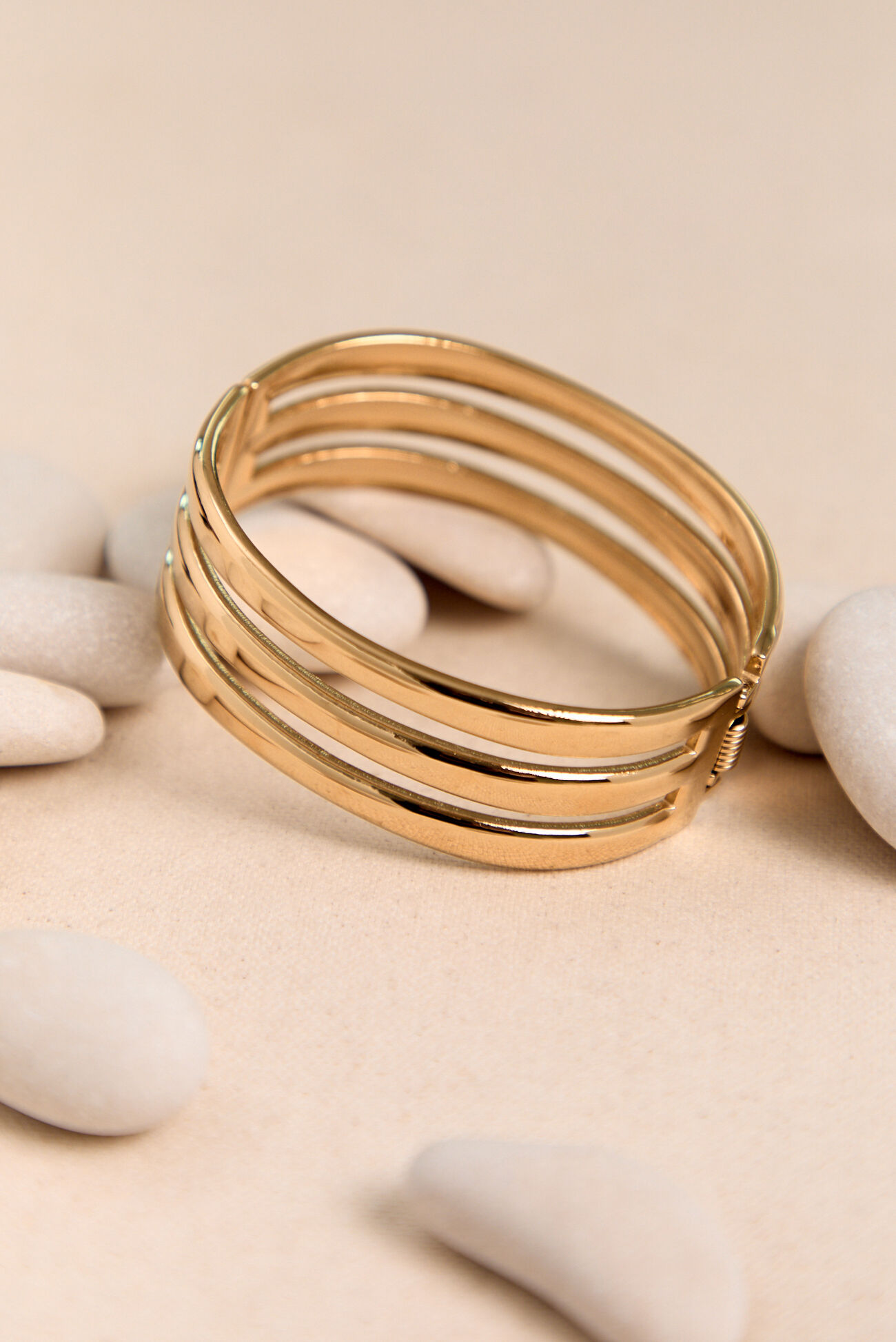 3 Row Hinge Bangle