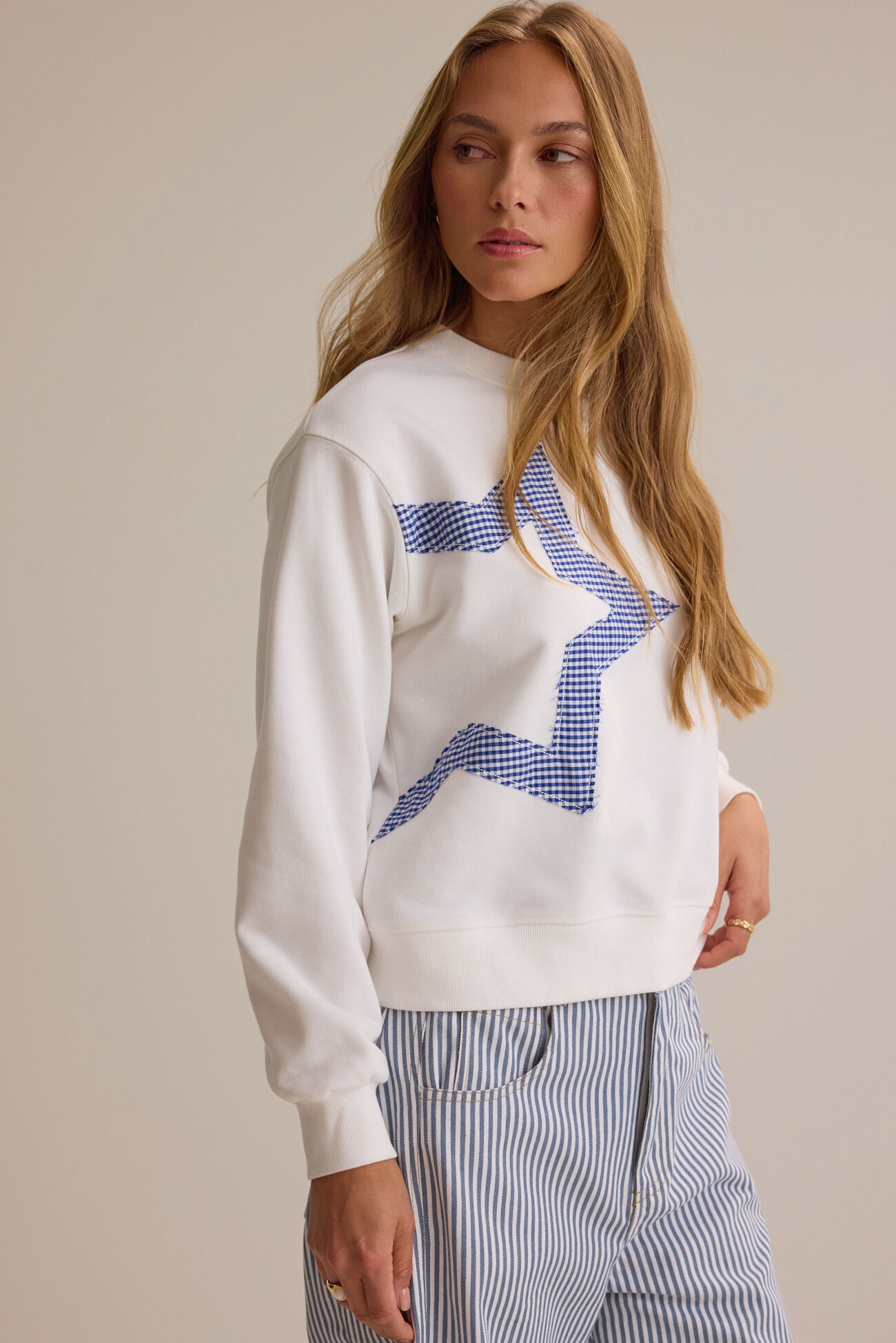 Amara Star Applique Pullover
