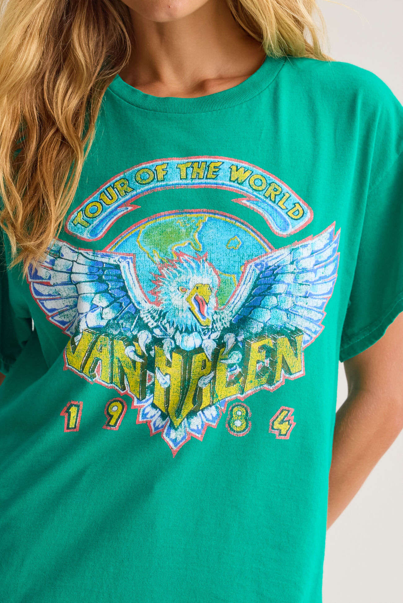 1984 World Tour Van Halen Graphic Tee