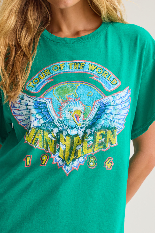 1984 World Tour Van Halen Graphic Tee Detail 2 - Altar'd State