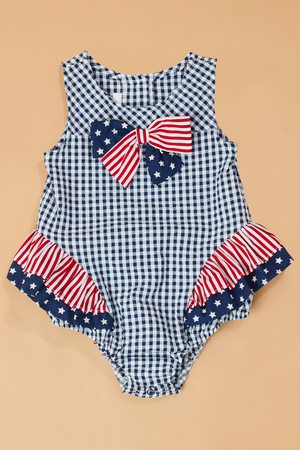 Liberty Gingham Ruffle Bubble - Altar'd State - 