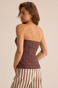 Ollie Jacquard Tube Top Detail 4 - Altar'd State