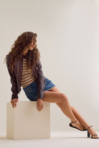 Ella Leather Jacket - Altar'd State