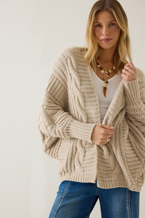 Luna Open Front Cardigan - Altar'd State - 