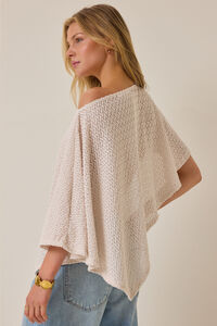 Larken Knit Poncho Detail 6 - Altar'd State