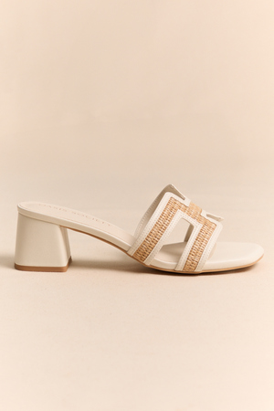 Eileen Raffia Heel - Altar'd State
