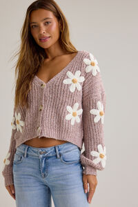 Darleen Flower Cardigan Detail 5 - Altar'd State