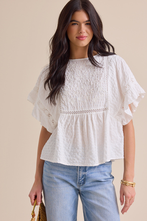 Amberlyn Embroidered Top - Altar'd State - 