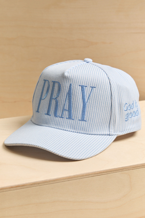 Striped Pray Trucker Hat - Altar'd State