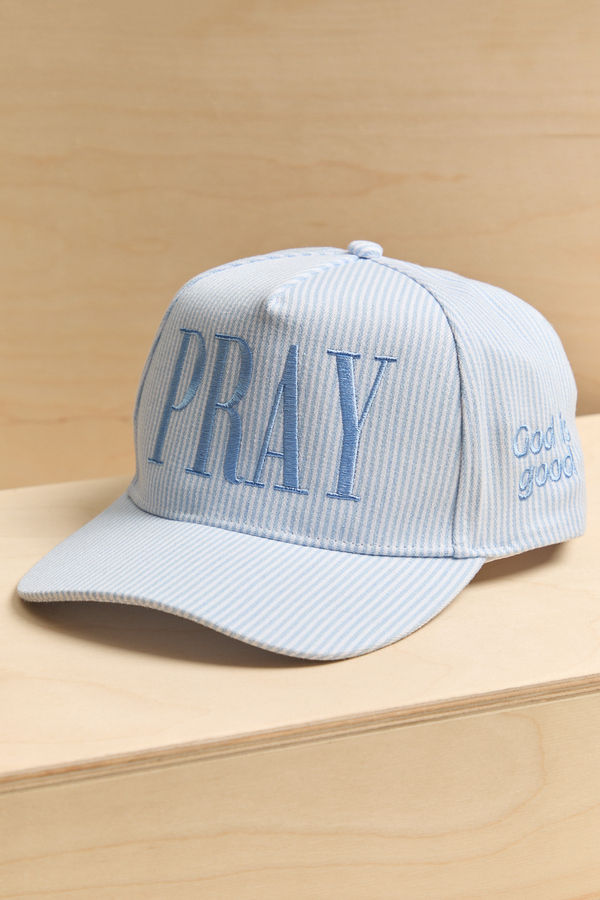 Striped Pray Trucker Hat - Altar'd State