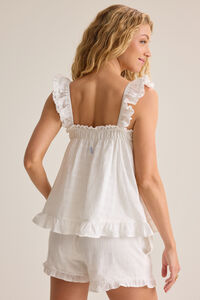 Alex Lace Trim Sleep Tank Detail 6 - Altar'd State