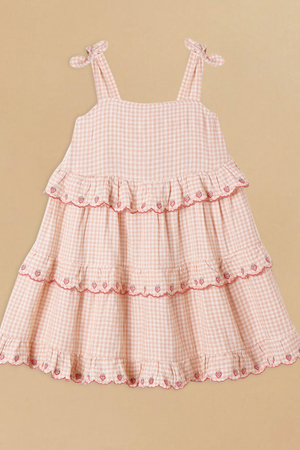 Reese Ruffle Gingham Dress by Rylee + Cru - Altar'd State - 