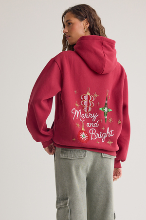 Merry & Bright Beaded Hoodie - Altar'd State - 