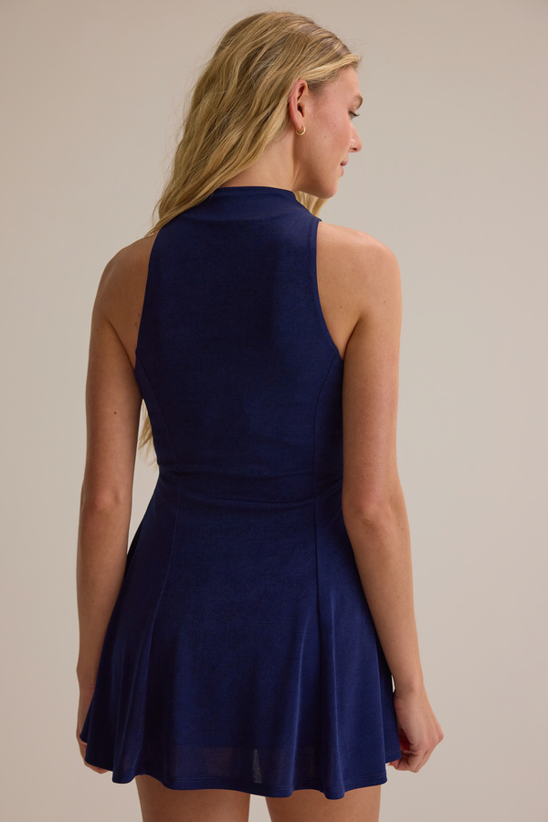 Baye Mock Neck Mini Dress Detail 4 - Altar'd State