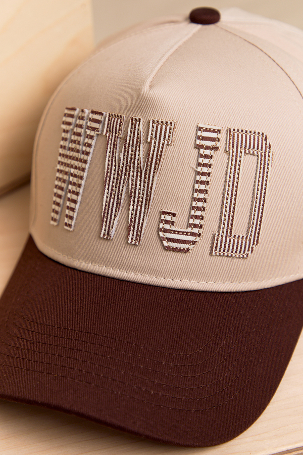 WWJD Striped Trucker Detail 2 - Altar'd State