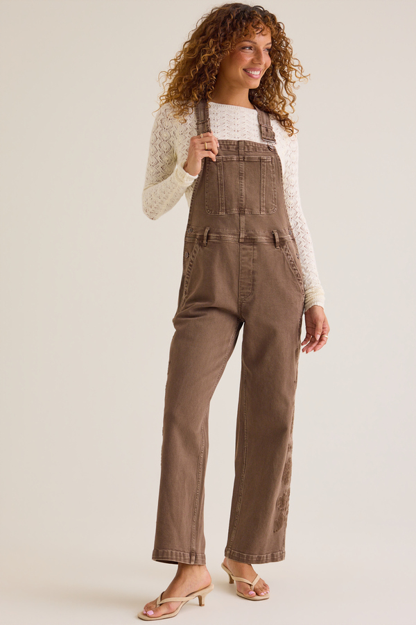 Andy Floral Overalls Detail 2 - Altar'd State