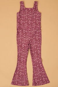 Katie Floral Flare Jumpsuit Detail 6 - Altar'd State