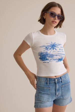 Fiji Beach Baby Tee - Altar'd State - 