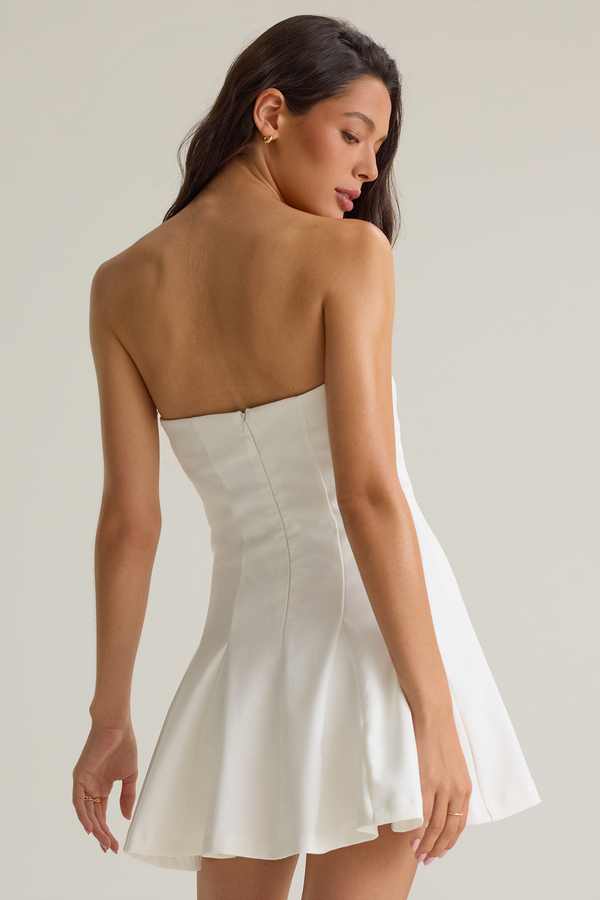 Amie Pleated Mini Dress Detail 4 - Altar'd State