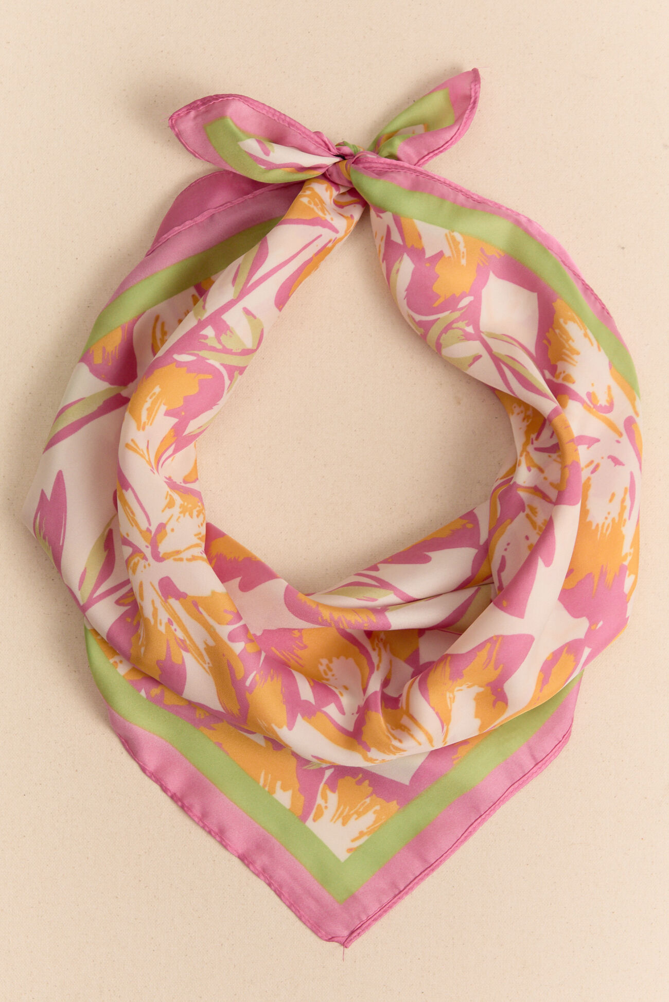 Vibrant Floral Scarf