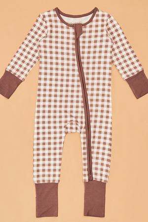 Ellan Gingham Romper - Altar'd State - 