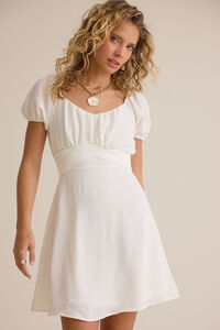 Delilah Crossover Mini Dress Detail 2 - Altar'd State