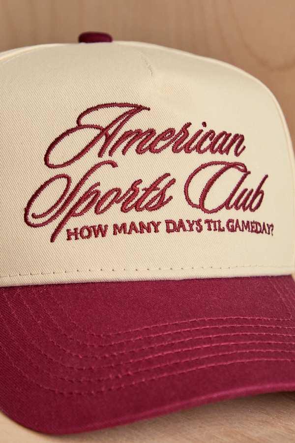 American Dream Sports Club Trucker Hat Detail 2 - Altar'd State
