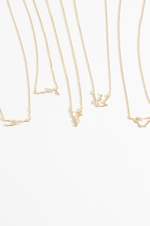 14K Gold Zodiac Charm Necklace Collection - Altar'd State