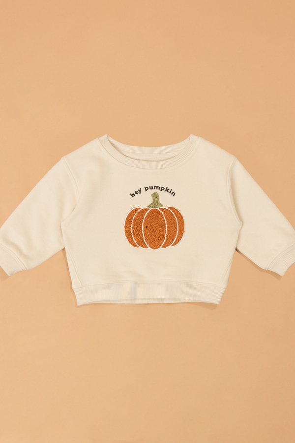 Hey Pumpkin Fuzzy Sweatshirt Detail 2 - Altar'd State