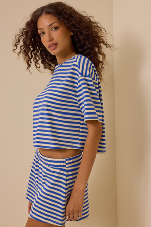 Nyra Stripe Relaxed Top - Altar'd State