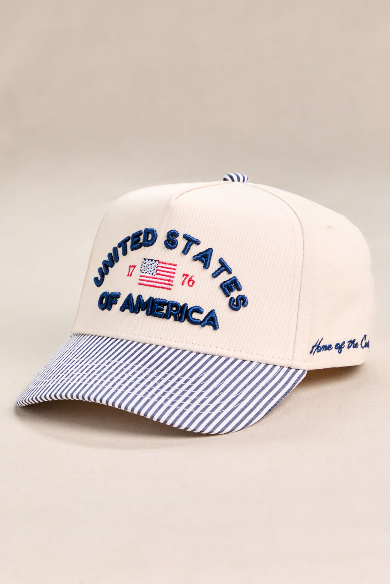United States Striped Trucker Hat