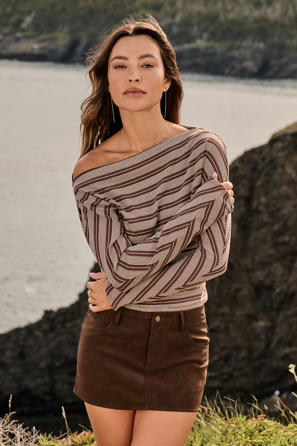 Iris Striped Long Sleeve - Altar'd State