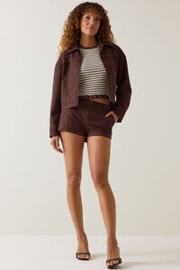 Norah Suede Studded Jacket Detail 2 - Altar'd State