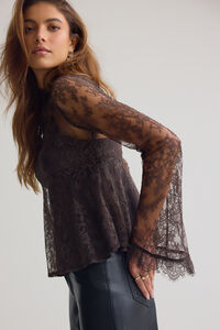 Maile Lace Flare Top - Altar'd State