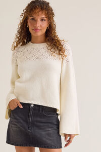Katalina Bow Back Sweater Detail 2 - Altar'd State