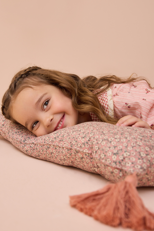 Emma Floral Peter Pan Collar Pajama Set Detail 3 - Altar'd State