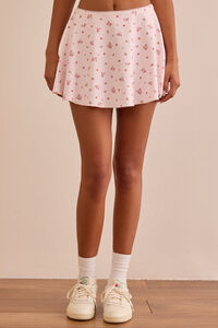 Poppy Performance Floral Skort Detail 3 - Altar'd State