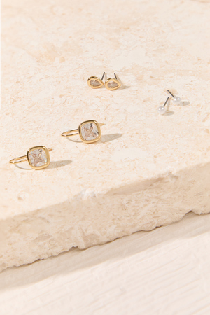 Sculpted Shine Stud Trio - Altar'd State - 