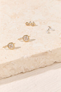 Sculpted Shine Stud Trio - Altar'd State