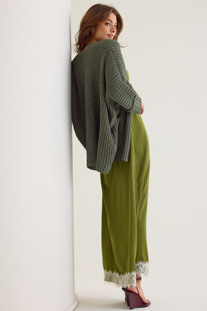 Olivia Chenille Open Front Cardigan - Altar'd State
