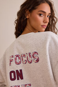 Focus On The Good Plaid Sweatshirt Detail 6 - Altar'd State