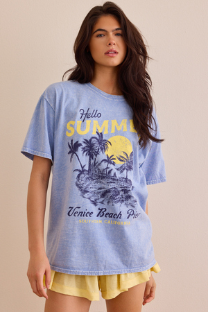 Hello Summer Oversize Tee - Altar'd State - 