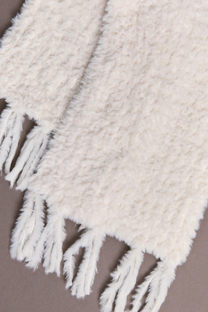 Midnight Trim Fuzzy Scarf - Altar'd State - 