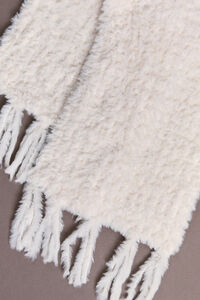 Midnight Trim Fuzzy Scarf Detail 2 - Altar'd State