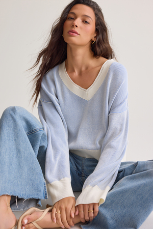 Jaci V Neck Sweater - Altar'd State - 