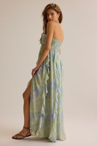 Harvey Ruffle Maxi Dress Detail 8 - Altar'd State