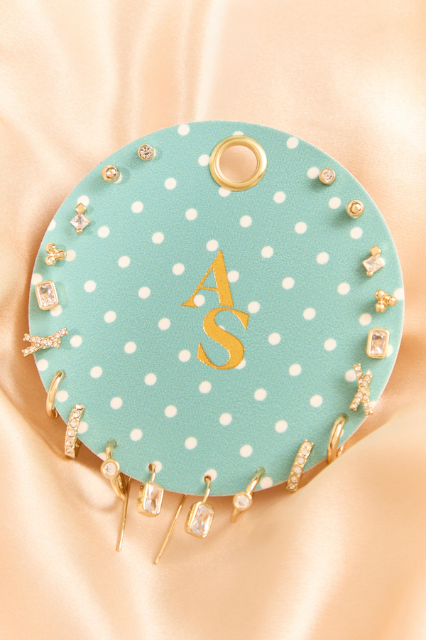 Darla Polka Dot Earring Set Detail 2 - Altar'd State