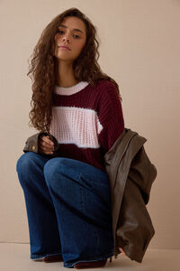 Harper June Striped Sweater Detail 2 - Altar'd State