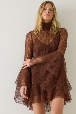 Langley Lace Mini Dress - Altar'd State - 